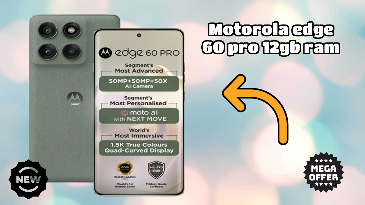Motorola Edge 60 Pro 12GB RAM Test: 12 GB RAM Handles Heavy Apps