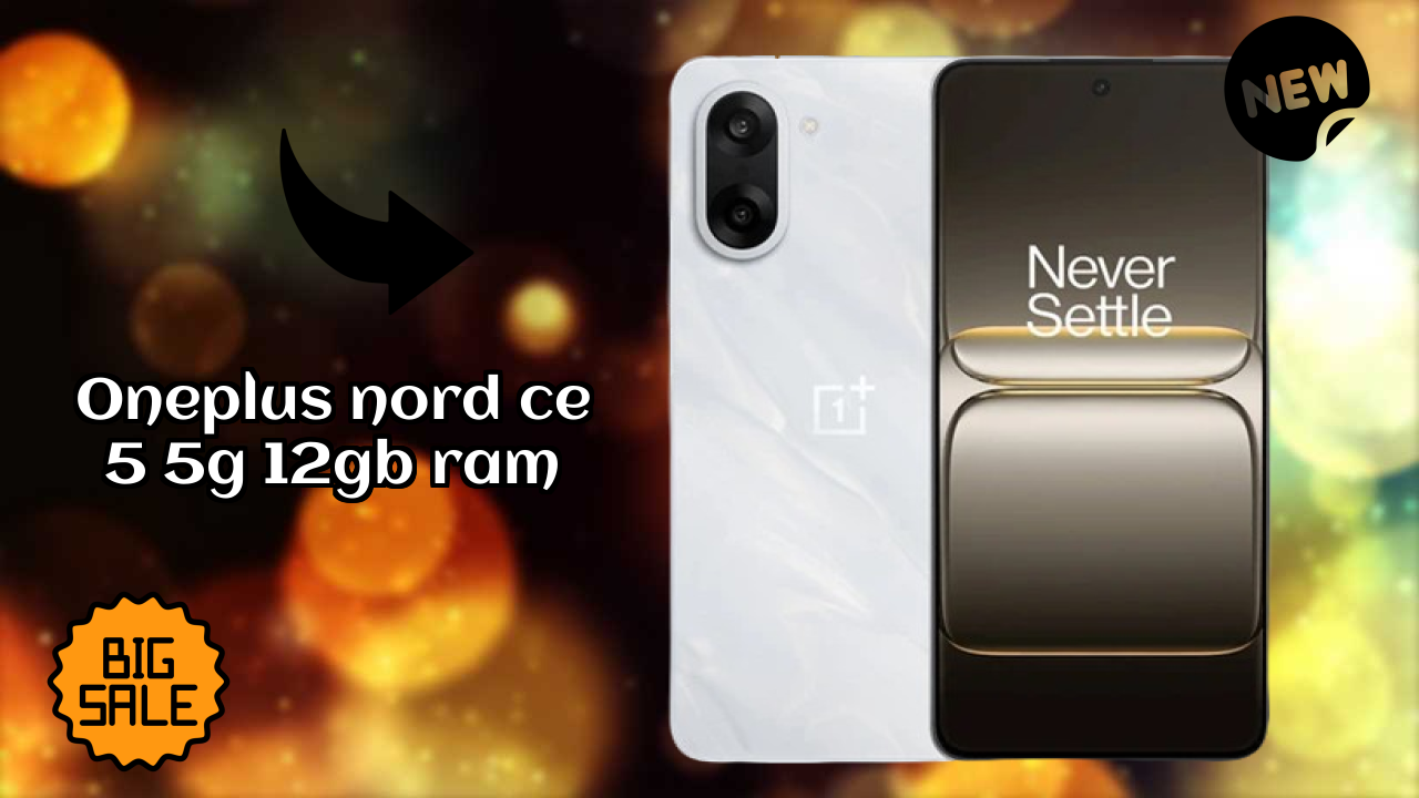 OnePlus Nord CE 5 5G 12GB RAM Display Size: 6.77 Inches (17.2 Cm) Screen Quality