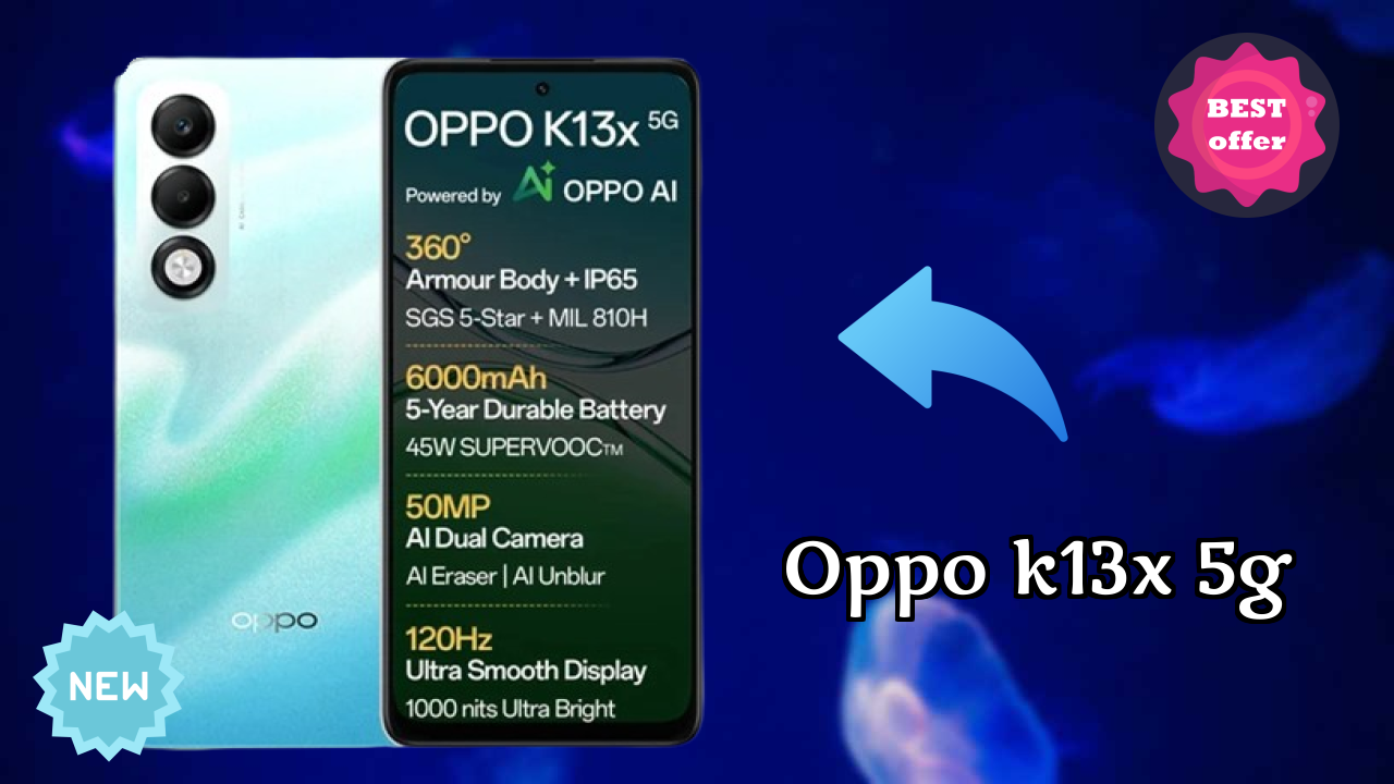 OPPO K13x 5G Gaming Benchmarks: MediaTek Dimensity 6300 Tested