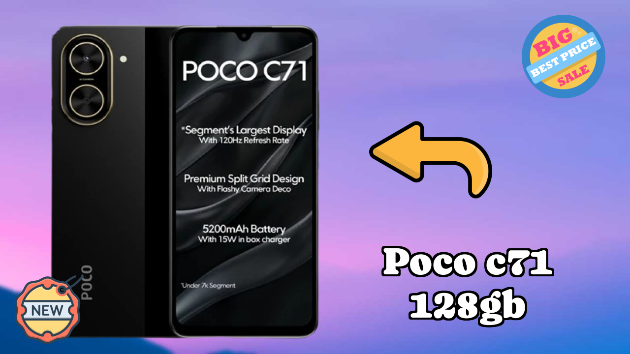 POCO C71 128GB Display Quality: IPS LCD Explained