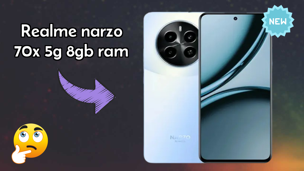 Realme Narzo 70x 5G 8GB RAM at ₹12,659 - Complete Buying Guide