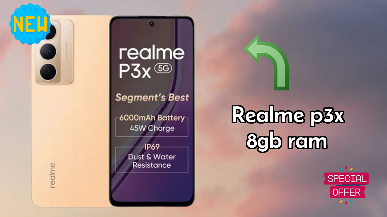 Realme P3x 8GB RAM Gaming Test: MediaTek Dimensity 6400 FPS Performance