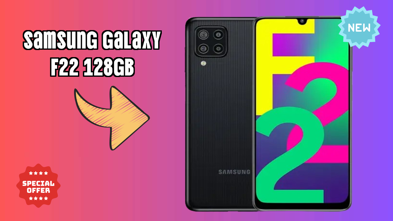 Samsung Galaxy F22 128GB Battery Life: 6000 MAh Charging Speed